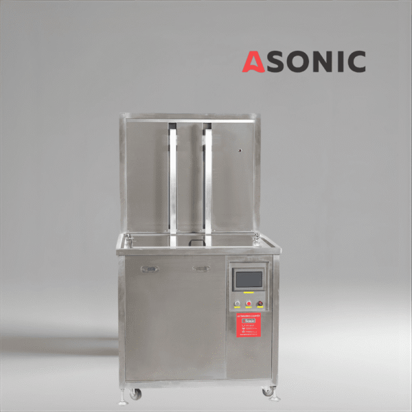 ASONIC IND-2000 Pneumaatiline ultrahelipuhasti, tugev roostevabast terasest konstruktsioon pneumaatilise korvi tõstemehhanismiga tehastele.