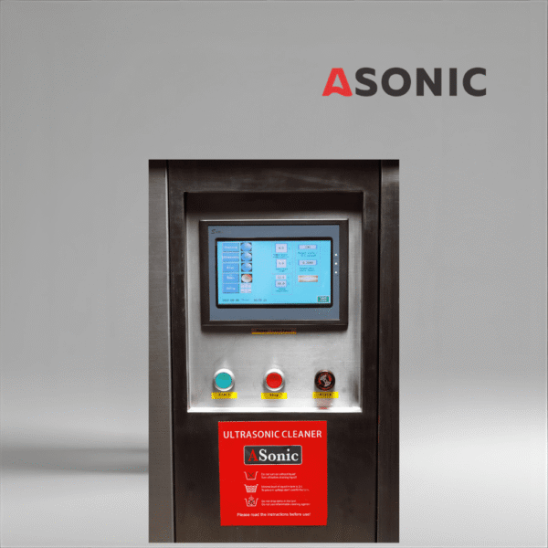 ASONIC IND-2000 Pneumaatiline tööstuslik ultraheli puhasti suure mahutiga ja pneumaatilise tõstmisseadisega rasketööstuse osade jaoks.