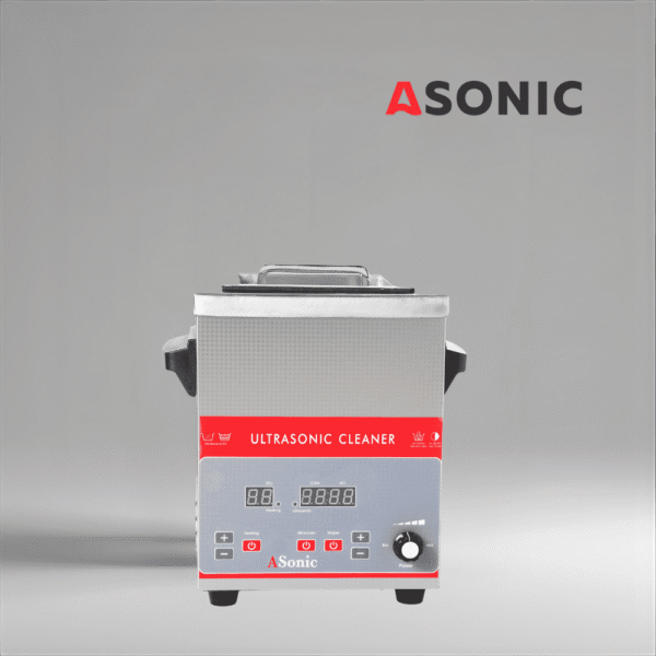 ASONIC IND-30 ultraheli puhastusseade, kaasaskantav süsteem, mis sobib ideaalselt väikeste esemete täpseks puhastamiseks