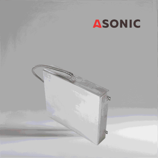 ASONIC IND-PLATE ultraheli-plaadimuundur, vastupidav roostevabast terasest konstruktsioon tööstuslikuks ultraheli-puhastamiseks.