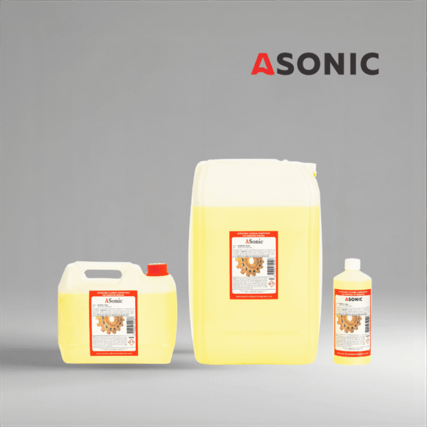ASONIC AS-OXI puhastusaine 1L, 5L ja 25L kanistrites rooste ja oksüdeerumise eemaldamiseks.