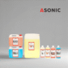 ASONIC AS-MIX ultraheli mitmeotstarbeline puhastuslahus, mitmekülgne puhastusaine tööstuslikuks, laboratoorseks ja töökoda kasutamiseks.