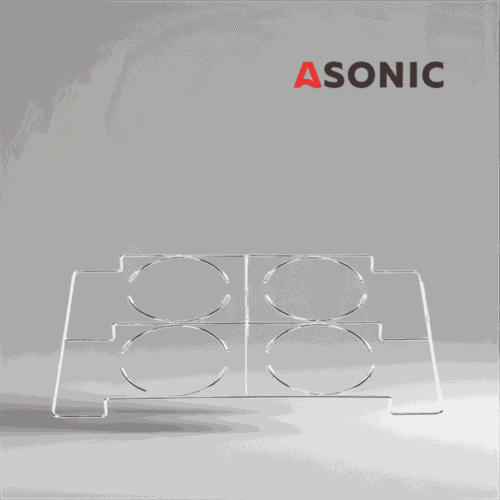 ASONIC laboriklaasihoidja 10 l, vastupidav roostevabast terasest lisaseade suurte klaaside kindlaks paigutamiseks ultrahelipuhastites.