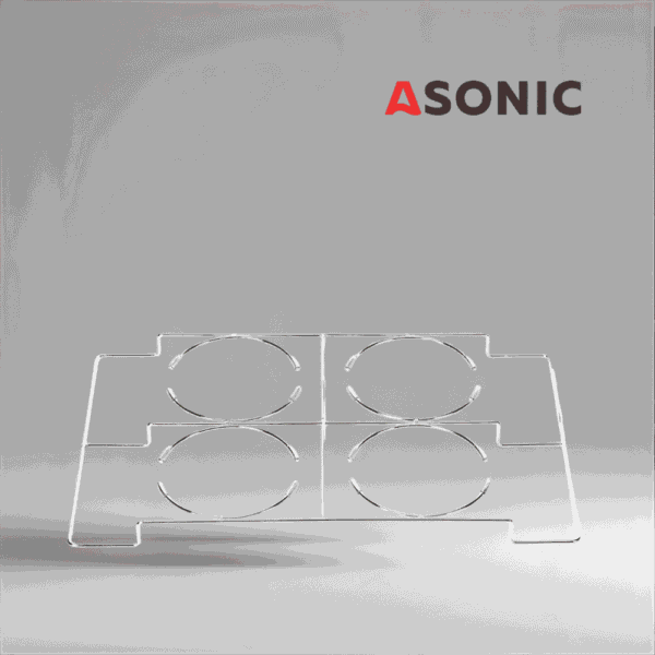 ASONIC laboriklaasihoidja 10 l, vastupidav roostevabast terasest lisaseade suurte klaaside kindlaks paigutamiseks ultrahelipuhastites.