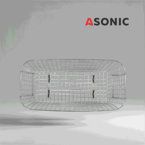 Roostevabast terasest korv ASONIC PRO-30 BASKET-3 ultrahelipuhastile PRO-30