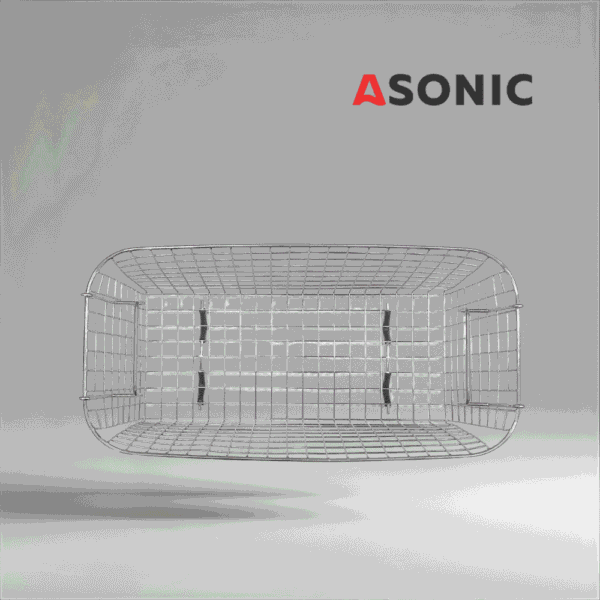 Roostevabast terasest korv ASONIC PRO-30 BASKET-3 ultrahelipuhastile PRO-30