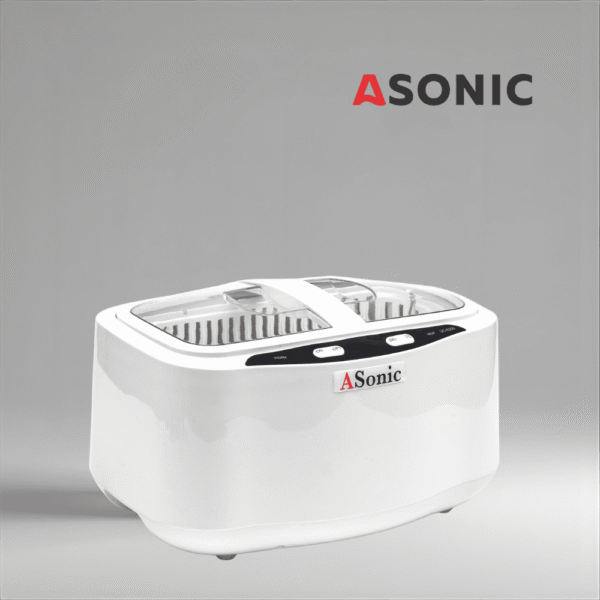 ASONIC HOME-2500 ultraheli puhastusseade, suure mahutavusega seade ehteite, tööriistade, prillide ja majapidamistarvete puhastamiseks.