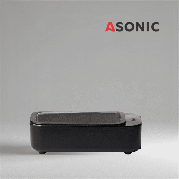 ASONIC HOME-450BLACK1 ASONIC HOME-450black ultraheli puhasti, kompaktne must disain ehteite, prillide ja väikeste esemete puhastamiseks.