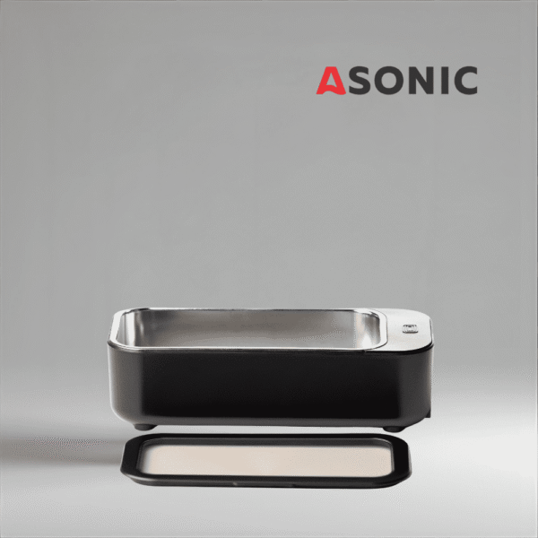 ASONIC HOME-450BLACK2 ASONIC HOME-450black ultrahelipuhasti, stiilne ja kaasaskantav puhasti koduseks kasutamiseks, mõeldud igapäevaste aksessuaaride puhastamiseks.