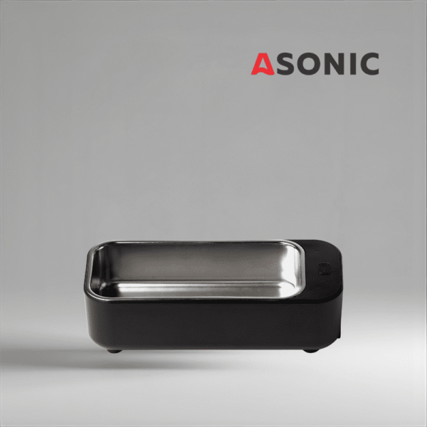 ASONIC HOME-450BLACK4 ASONIC HOME-450black kompaktne ultrahelipuhasti, tõhus seade ehte, prillide ja kellade puhastamiseks.