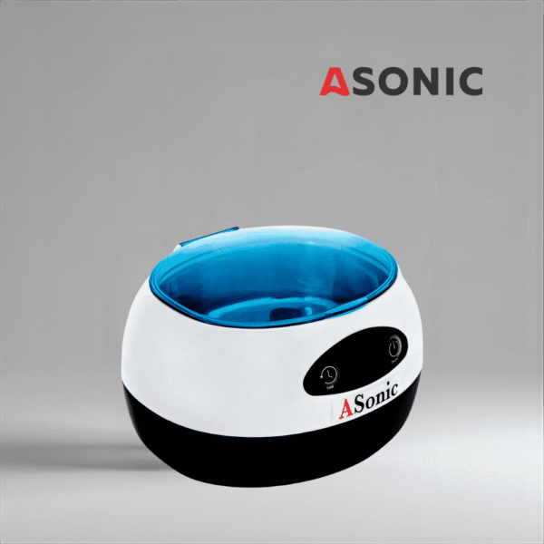 ASONIC HOME-750 ultraheli puhastusseade igapäevaseks kodukasutuseks, ideaalne ehtedele, prillidele ja müntidele.