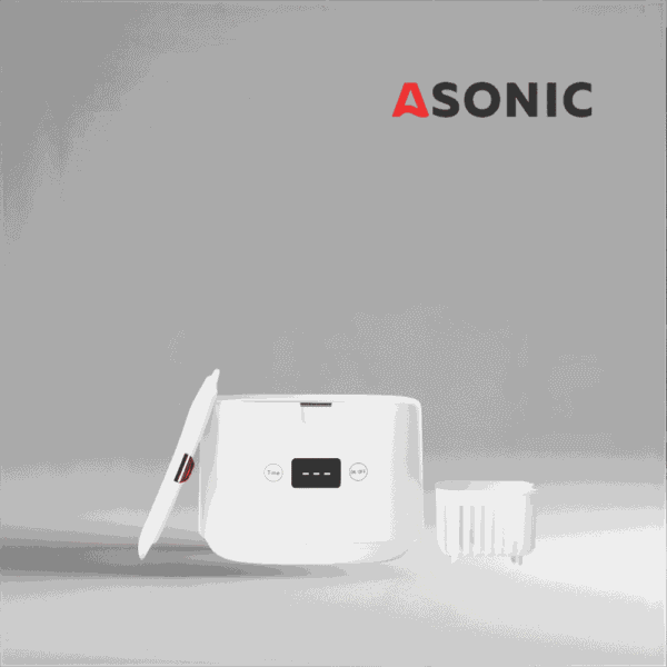 ASONIC HOME-DENT5 ASONIC HOME-dent ultraheli puhastusseade, usaldusväärne lahendus koduseks hambaraviinstrumentide ja ehtede puhastamiseks.