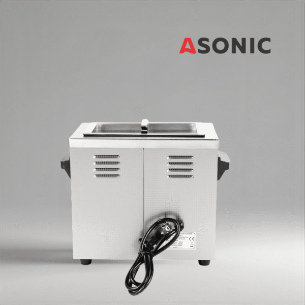 ASONIC IND-40 ultraheli puhasti, kompaktne professionaalne seade tööriistade, instrumentide ja väikeste osade täpseks puhastamiseks.