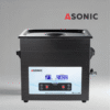 ASONIC MED 10L kaanega ultraheli puhasti – meditsiiniseeria ASONIC MED 10L must ultraheli puhastusseade suletava kaanega suuremate meditsiiniliste instrumentide puhastamiseks