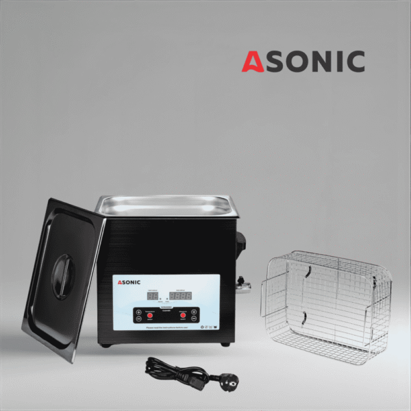 ASONIC MED-100-5 Digitaalsete juhtimisseadmetega roostevabast terasest ultraheli puhastusseade