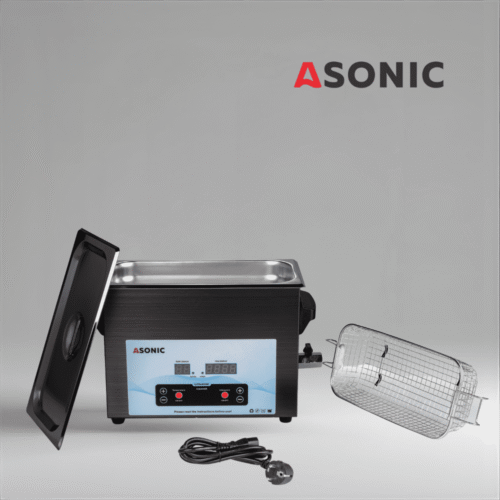 ASONIC MED-50 roostevabast terasest ultraheli puhastusseade digitaalsete juhtnuppudega