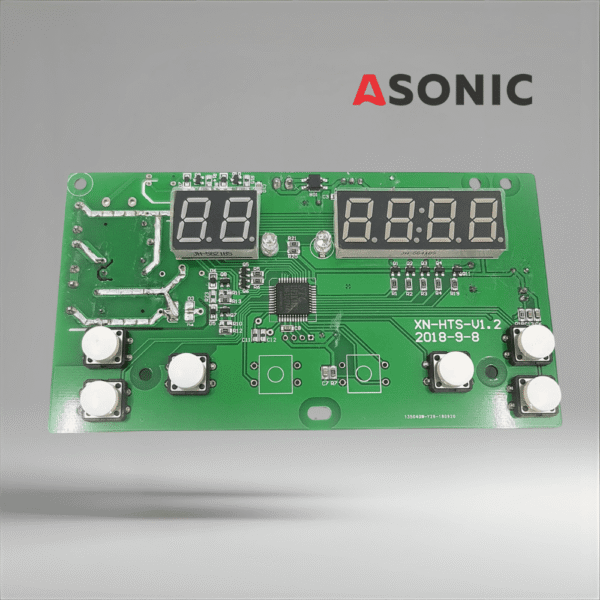 ASONIC PROmodel ekraani PCB, ultraheli puhastite asendusjuhtpaneel, mis tagab täpse töö ja selge liidese.