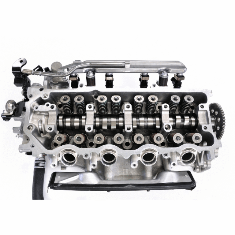 Suure auto mootor on osaliselt avatud